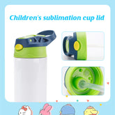 Lid for Kids Sublimation Tumbler Water Bottle Blanks Children Sublimation Cups